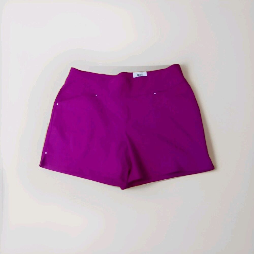 NWT Inc Cranberry Red Shorts Sz 14.  Stretch Material Blend Of Rayon.